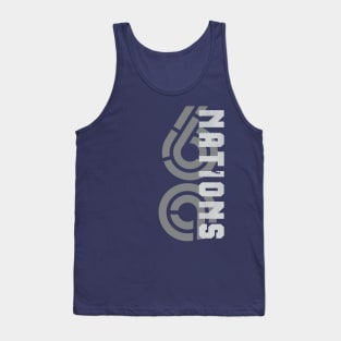 6 Nations Championship Abstract Design Tank Top